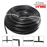 Gartenbewässerung 4/7mm Schlauch PVC Mikro-Bewässerungsrohr 1/4'' Schlauch Bewässerung Tropfsystem Sprinklerrohr für Gewächshaus Bonsai